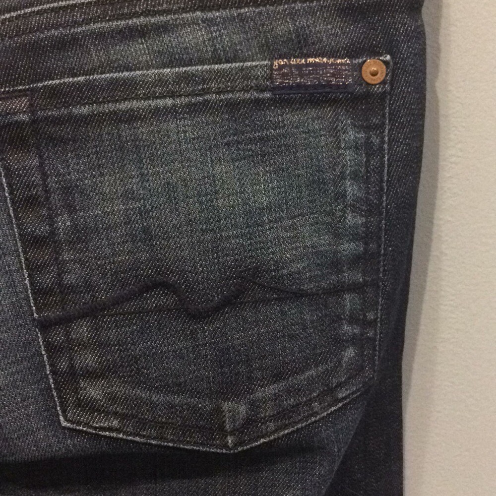 7 For All Mankind Boot‎ Cut Dark Wash Jeans - Picture 6 of 6